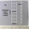 Barra suspensa escada de nuvens academia de treinamento de aptidão física infantil interna escalada escada de nuvens barra de pull-up montada na parede escada de nuvens de pull-up