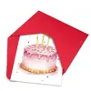 Nuevo Juego de Sobres para Tarjetas de Felicitación de Cumpleaños de Tamaño Grande Tarjeta de Mensaje Universal para Ceremonia de Cumpleaños Aniversario Tarjeta de Decoración para Regalo