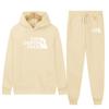 Sudadera con capucha de forro polar para hombre de otoño e invierno Conjunto de sudadera para hombre Traje deportivo casual estampado Fabricante Venta al por mayor