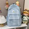 Mochila listrada estilo INS japonês 2026 Nova Coleção Primavera Mochila Estudantil de Alto Valor para Meninas Mochila Simples Leve