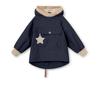 Sombrero Redondo de Primavera y Otoño para Niños, Triple Protección, Forro Polar Delgado, Cortavientos, Modelo Nuevo Mat26 para Niños y Niñas, Chaqueta con Capucha Estilo Nórdico
