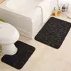 Alfombrilla de Suelo de Coralina con Relieve Transfronteriza para Inodoro Baño Alfombrilla Antideslizante Absorción de Agua Fácil de Limpiar Fabricante de Alfombrillas de Baño Venta al por Mayor