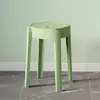 Bancos Domésticos Nórdicos, Plástico Engrosado, Bancos Apilables para Mesa de Comedor, Bancos Molino de Viento, Bancos Redondos Altos de Repuesto, Bancos de Plástico