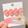 Pinza para el Cabello de Flor en Color de Contraste para Mujer 2026 Nuevo Estilo Pinza Lateral Exquisita de Gama Alta para Flequillo y Accesorios para el Cabello