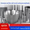 Filtro de Tubo de Tela Enrolado em Arame de Aço Inoxidável Personalizado Aço Inoxidável Filtro de Tubo Johnson Limpeza Reversa Filtro de Arame em Cunha