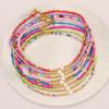 [Bingmeng] Collar de cuentas de arroz de diseño original cadena para la clavícula de perlas naturales collar bohemio N046