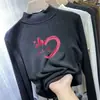 Y2551# playera interior de cuello semi-alto para niños otoño e invierno cálida con forro polar manga larga para mujer niños grandes de terciopelo otoño playera de moda