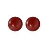 925 bola de prata esterlina ágata vermelha brincos stud moda simples moda personalidade nicho design brincos de alta qualidade E8003