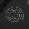 Hip-Hop Europeu e Americano Corrente Osso de Cobra de Aço Inoxidável Colar Masculino Joias Pulseira Feminina Acessórios de Aço Titânio Ouro 18K Personalização