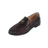 Versão de Couro de Vaca de Alta Qualidade~Mocassins Estilo Britânico Femininos Dobrados com Moeda Bico Redondo Sapatilhas Slip-ons Salto Grosso Sapatos Pequenos de Couro