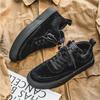 Zapatillas de deporte de estilo británico para hombre, nuevas zapatillas bajas retro de primavera y otoño, zapatos deportivos casuales, zapatos de moda de color sólido para hombre.