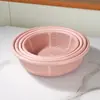 Cesta de Lavar Legumes para Cozinha Cesta Doméstica para Escorrer Frutas Cesta Redonda para Frutas Cesta de Escorrer para Pia Peneira de Plástico Cesta de Lavar Arroz