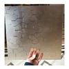 Paño de vidrio con relieve Tangram, grano de pera fragante, flor de begonia, grado templado, se puede modificar, al por mayor, en stock, envío directo