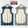 Comércio Exterior Veludo Alemão Colete Quente Masculino Forrado com Fleece Espessado Outono e Inverno Sem Costura Confortável Camada Base Roupas de Outono Colete