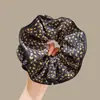 Goma para el pelo de lunares florales de hada atmosférica para mujer, estilo coreano, nicho, cuerda para el pelo, flor de pelo elegante