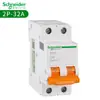 Interruptor automático Schneider serie E9 interruptor automático miniatura pequeño doméstico abierto al aire con protección contra fugas protección contra sobretensión y subtensión