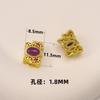 Anillo de Cara Shajin Chapado en Cobre de 18K Incrustado con Cuentas Porosas Estrella Ojo de Gato Amatista Collar Cuerda de Mano Accesorios de Joyería DIY