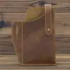 0778 bolsa para celular Couro Crazy Horse masculina vertical primeira camada couro bovino atacado fornecimento de fábrica Guangzhou bolsa de cintura Novo Retrô