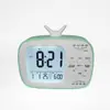 Reloj Despertador de TV Retro Creativo Reloj Digital de Mesita de Noche para Dormitorio de Estudiantes Transmisión de Voz Regalo Digital G179