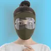 Óculos de Ciclismo à Prova de Vento e Máscara Facial para Calor e Proteção - Máscara Facial Anticongelante para Entregadores/Pesca (Removível e lavável)