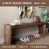 Banqueta Larga de Madera Maciza para Sala de Estar Banco Largo de Tronco Banqueta para Pie de Cama Banqueta para Cambiar Zapatos Taburete para Sentarse Banqueta para Ganar Zapatos en la Entrada del Hogar