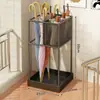 Estante para guardar paraguas para salones comerciales, portaparaguas con rejilla de drenaje, estante de almacenamiento para la entrada, portaparaguas para la entrada del hogar