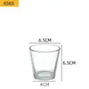 Taza de Vidrio Transparente Personalizada con Aroma para Velas Vaso Vacío Frasco para Velas DIY Portavelas de Hotel Vidrio con Logo Impreso Cera de Soja