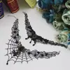 Collar Gargantilla Cadena Clavícula de Encaje con Diamantes de Cristal Multicapa Único Estilo Gótico Palacio de Venta Caliente