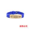 Pulsera de Silicona Correa de Reloj de Silicona Transfronteriza Europea y Americana Letras de Acero Inoxidable Buenos Hermanos y Amigos Regalos de Vacaciones Accesorios de Mano Populares