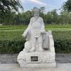 Suministro de fábrica Figura de granito Tallado en piedra Campus Plaza Escultura de celebridad Veinticuatro antiguos Retratos de piedad filial Tallados en piedra