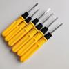 2 polegadas 3 polegadas 4 polegadas dupla uso amarelo punho chave de fenda rodada Rod amarelo punho chave de fenda fábrica presente reparação em casa