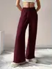 Pantalones Casuales a Cuadros Rosas Sueltos para Mujer de Primavera y Otoño, con Corbata, Estilo Europeo y Americano, Amazon, Pantalones Casuales Japoneses y Coreanos