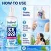 El Spray Refrigerante KineShineX proporciona una sensación refrescante y fresca, spray de menta para el enfriamiento de verano y la prevención del golpe de calor