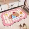 [Sala de Transmisión en Vivo Solo para Chicas] St. Alfombrilla de Piso para Baño Lodi Puerta de Inodoro Absorbente Antideslizante Felpudo