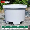Vaso de flores de resina baixa espessada Bulbo respirável de plástico Tulipa Lírio Açafrão Vermelho Especial Grande Pote
