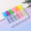 Marcador marca-texto chave de alta capacidade caneta de pintura colorida estudante DIY caneta para conta de mão 6 cores caneta marca-texto fluorescente atacado