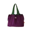 Bolsa de compras plegable protección ambiental hombro portátil bolsa de almacenamiento portátil supermercado gran capacidad impermeable en stock entrega de una sola pieza