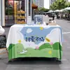 Mantel Especial para Puestos de Mercado Nocturno, Impermeable y a Prueba de Aceite, Cartel Creativo DIY Personalizado de Moda, Tela Colgante Publicitaria de PVC