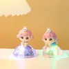Caja Misteriosa Conejo de la Nube Susurro Niña Linda Mascota Adorable Brillante Figura Decoración de Escritorio de Resina Adorno para el Tablero del Coche
