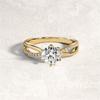 Deseo nuevo anillo de diamantes de simulación transfronterizo joyería caliente moda simple cortejo anillo de diamantes anillo de boda para mujer