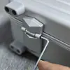 Caja de Herramientas Portátil de Aleación de Aluminio y Magnesio, Caja de Almacenamiento de Joyería y Relojes Totalmente de Aluminio, Caja de Almacenamiento de Chips de Aleación de Aluminio, Almacenamiento Multifuncional