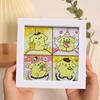 Enfeites de Pintura de Diamante, Adesivos de Desenho Animado DIY Fofos Feitos à Mão, Porta-Retratos de Acrílico, Pinturas Decorativas, Decorações para Quarto e Sala de Estar no Atacado