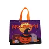 Bolsa Impermeable para Regalo de Fiesta, Bolsa para Dulces, Bolsa Tote Impresa de Tela No Tejida, Bolsa Impresa de Halloween para Empaque para Llevar