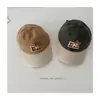 Gorra de Béisbol de Otoño para Niños con Bloques de Color y Tema de Oso, Gorra de Béisbol con Protección Solar para Niños y Niñas, Gorra de Pico de Baile Callejero de Moda