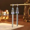 Pendientes de Borlas Originales Hechos a Mano de Lujo Ligero Diseño Estilo Palacio Pendientes Personalizados Pendientes Elegantes de Nicho para Mujer