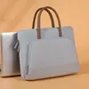 2025 Nueva Bolsa Sencilla para Laptop para Mujer con Logo, Bolsa para Notebook, Maletín de Moda, Bolsa para Documentos de Reunión