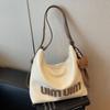 Bolso Cruzado de Hombro Retro Casual Nuevo para Mujer Bolso Simple con Letra Bolso Tote Cruzado para Viajes Diarios Mochila Multifuncional para Estudiantes