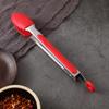 Pinza para alimentos de acero inoxidable Spot, herramientas para hornear, pinza para alimentos de silicona y nailon, herramientas para barbacoa, pinza para pan y bistec