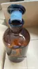 Botella de Reactivo de Vidrio Engrosada Transparente Esmerilada Boca Ancha Botella Experimento Químico Reactivo de Alcohol Botella de Reactivo de Vidrio Marrón