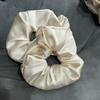 Scrunchie de Seda de 30 mm 6 cm Goma para el Cabello de Seda de Morera Cuidado del Cabello Seda Textura de Alta Calidad Diadema para el Cabello Venta al por Mayor